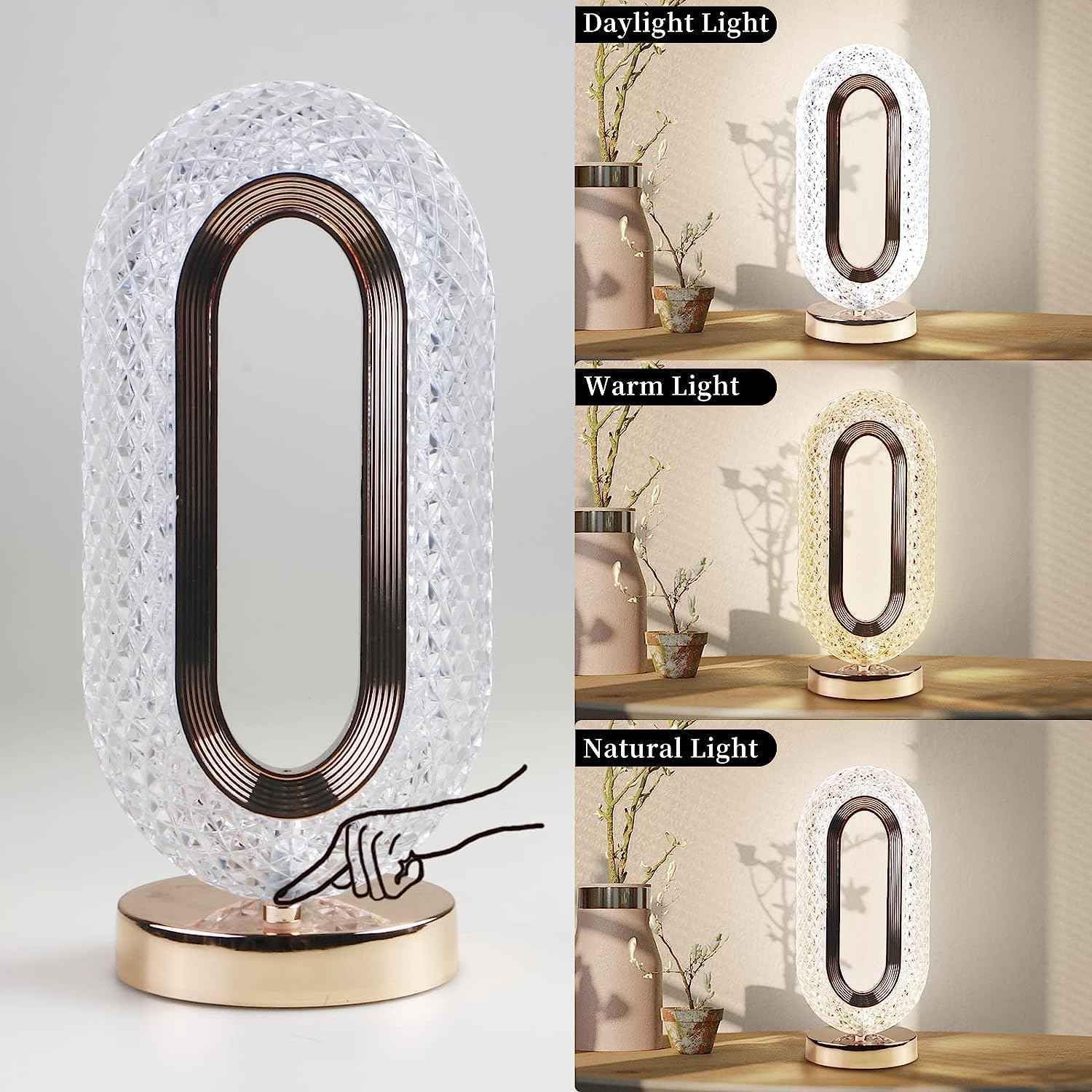DIX™ Lampe en cristal DixOval : un éclairage exquis