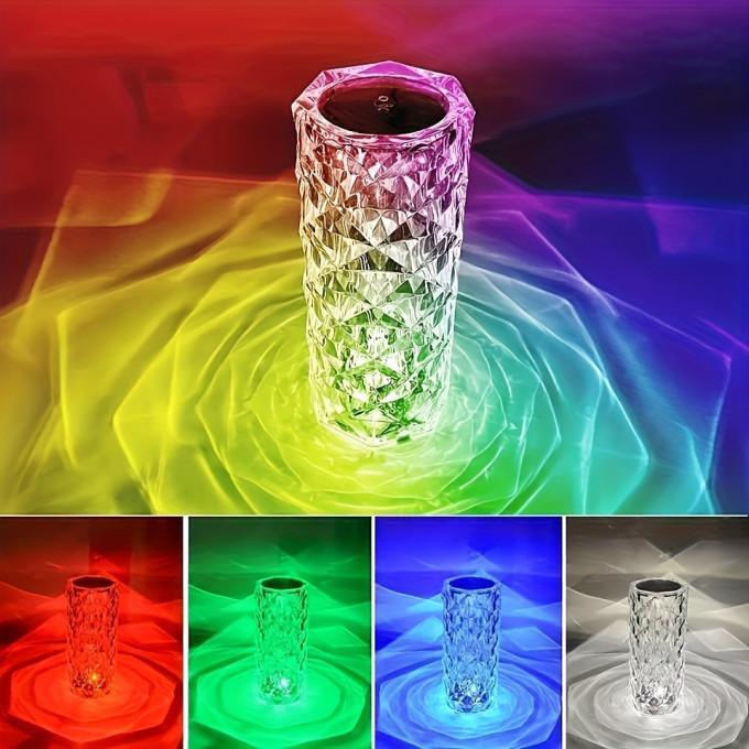 DIX™ Lampe en effet cristal Magique Touch contrôle, Télécommande