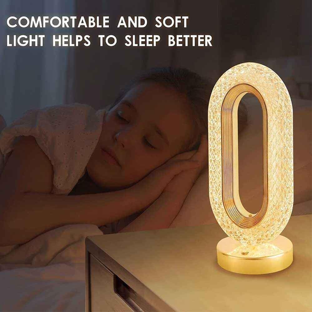 DIX™ Lampe en cristal DixOval : un éclairage exquis
