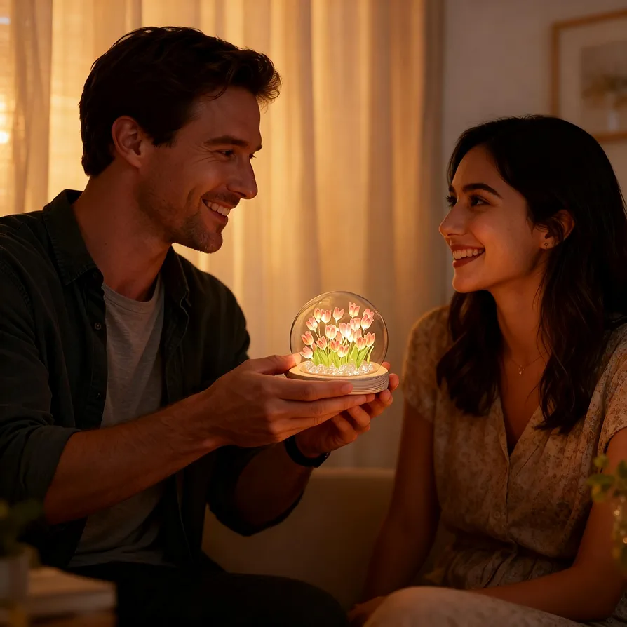 DIX™ - ⭐ LAMPE À FLEUR 🌷 Capsule 🔮  🌌