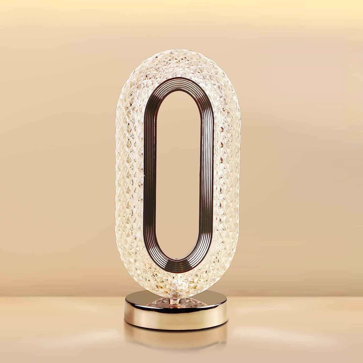 DIX™ Lampe en cristal DixOval : un éclairage exquis