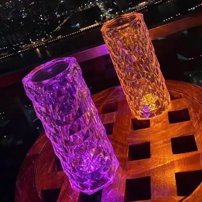 DIX™ Lampe en effet cristal Magique Touch contrôle, Télécommande