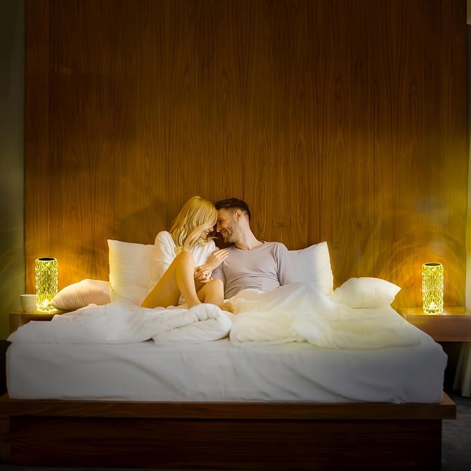 DIX™ Lampe en effet cristal Magique Touch contrôle, Télécommande