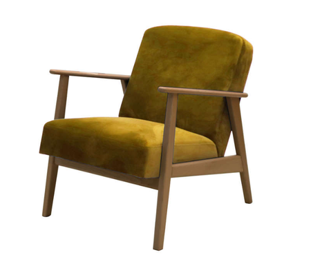 Fauteuil en velours HAVANA