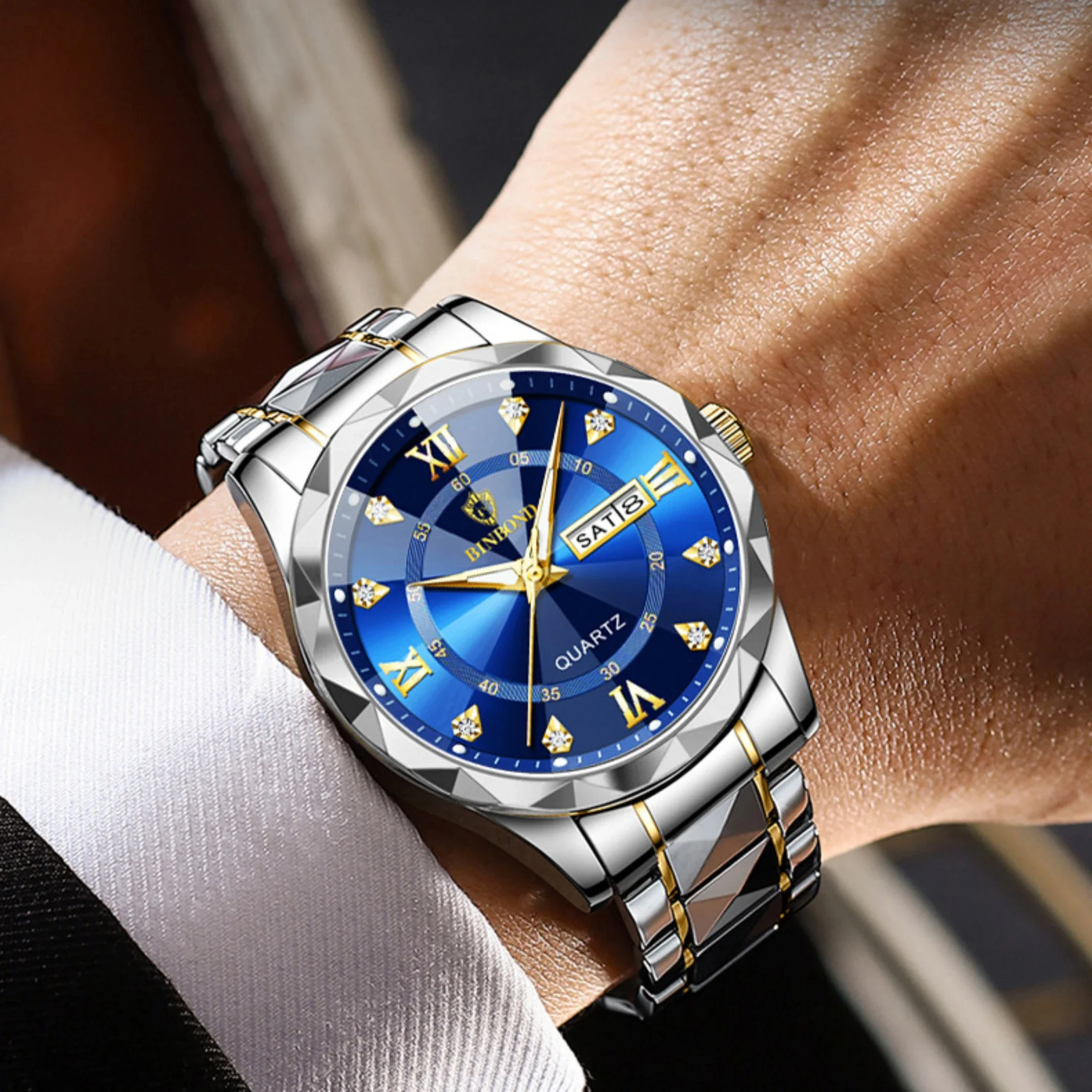 Binbond watch ساعة اصلية بمواصفات عالمية