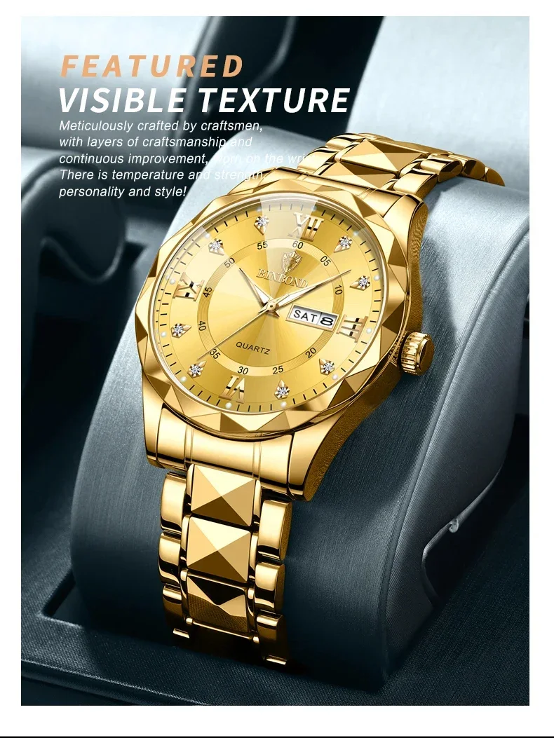 Binbond watch ساعة اصلية بمواصفات عالمية
