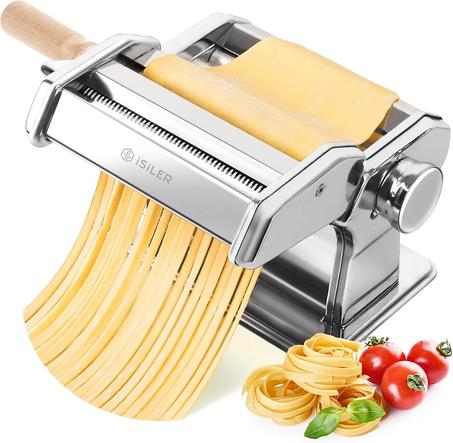 Additionnel  Pandiani Machine à pâte manuelle inox multifonction pour chbakia, spaghetti