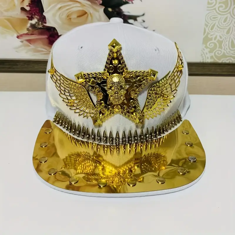 Casquette Prestige "Étoile Ailée Dorée