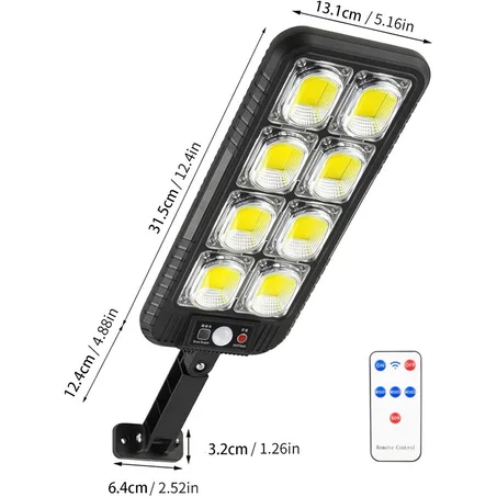 Lampadaires 200LED à énergie solaire étanche IP65 JX200 – مصباح خارجي يعمل بالطاقة الشمسية