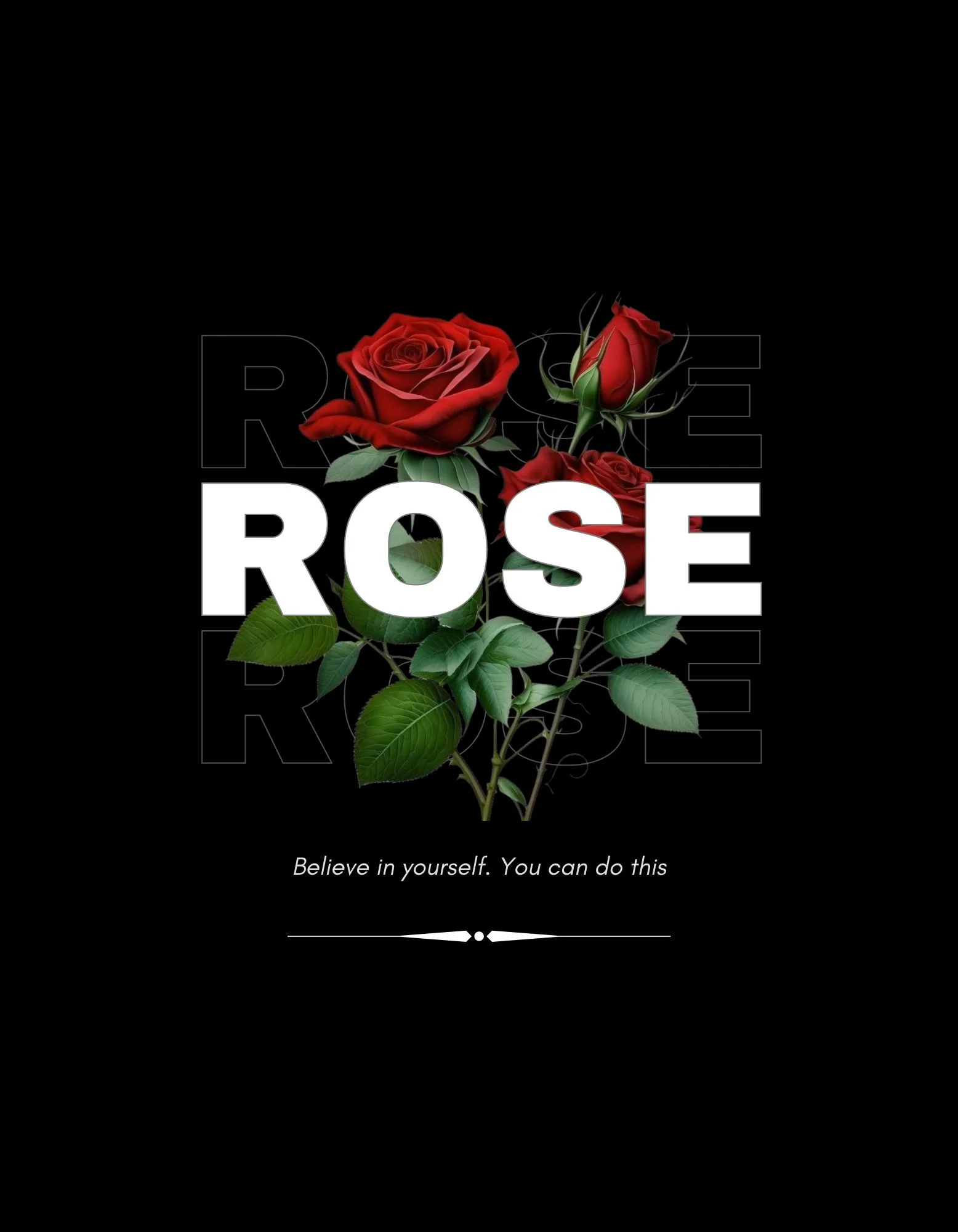 ROSES Red Rose Artistic