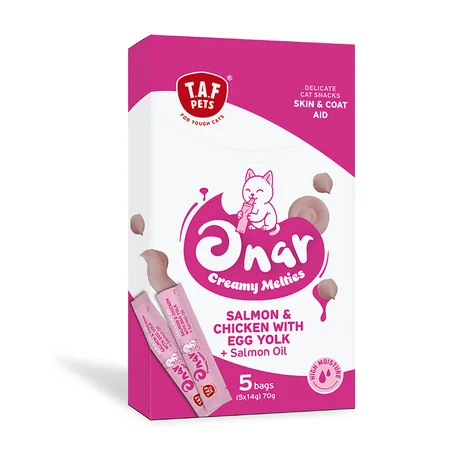 ONAR CREAMY SNACKS SKIN & COAT 5x14 gr