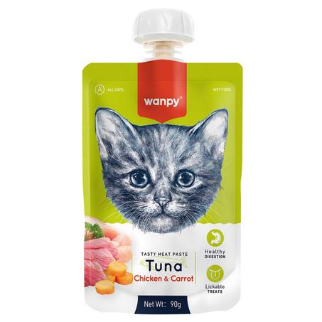 Wanpy tasty meat au Thon Frais & Poulet 90G