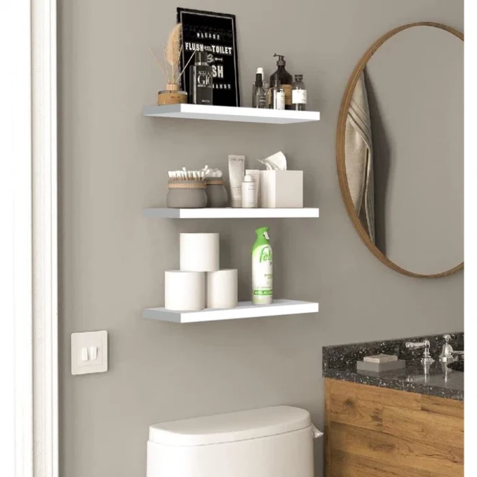 3 رفوف حائطية  + توصيل مجاني