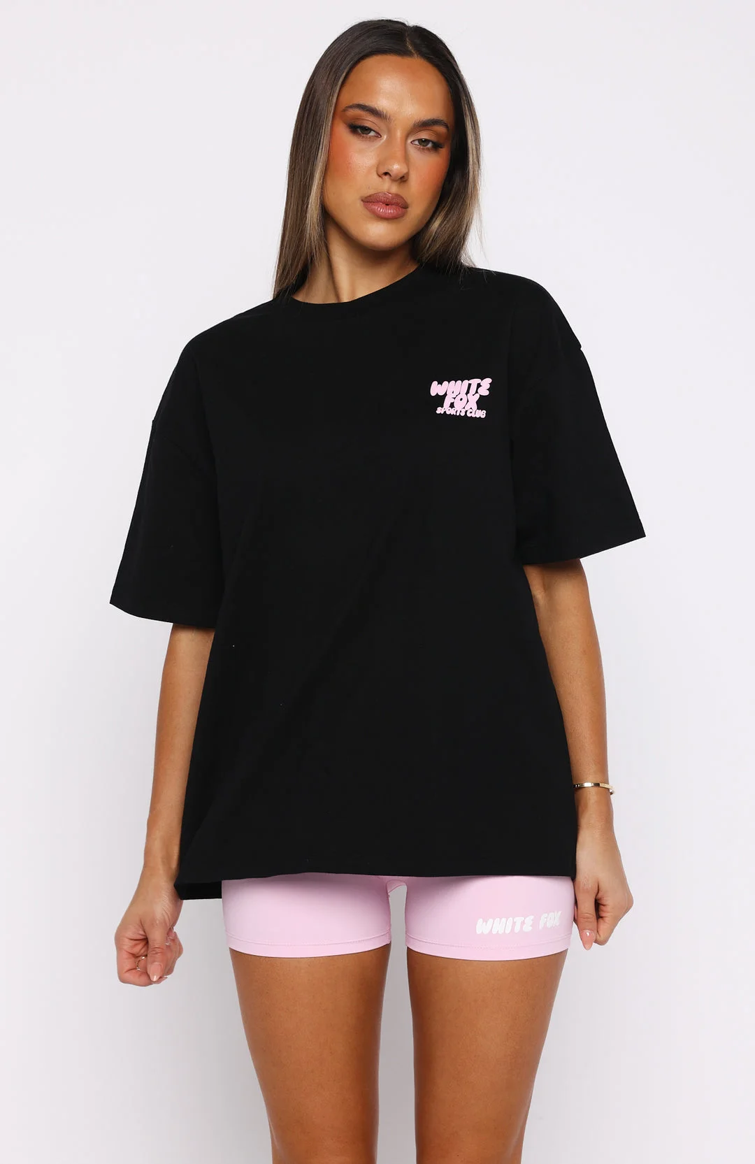 tshirt white fox