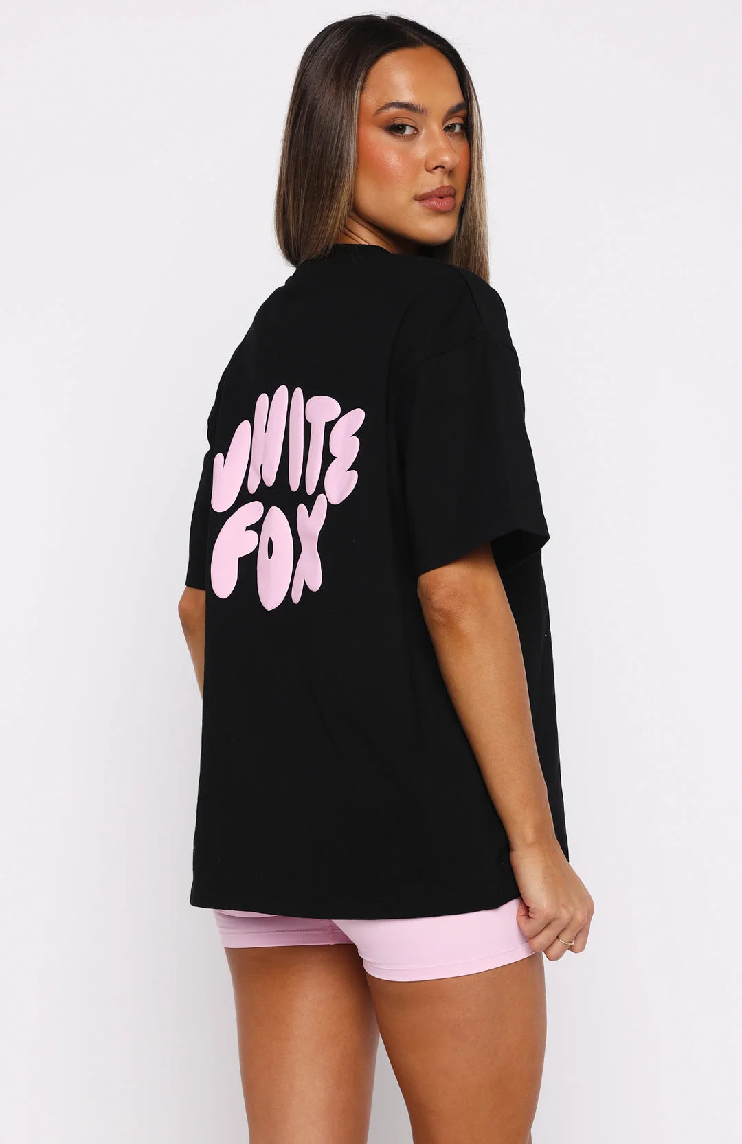 tshirt white fox