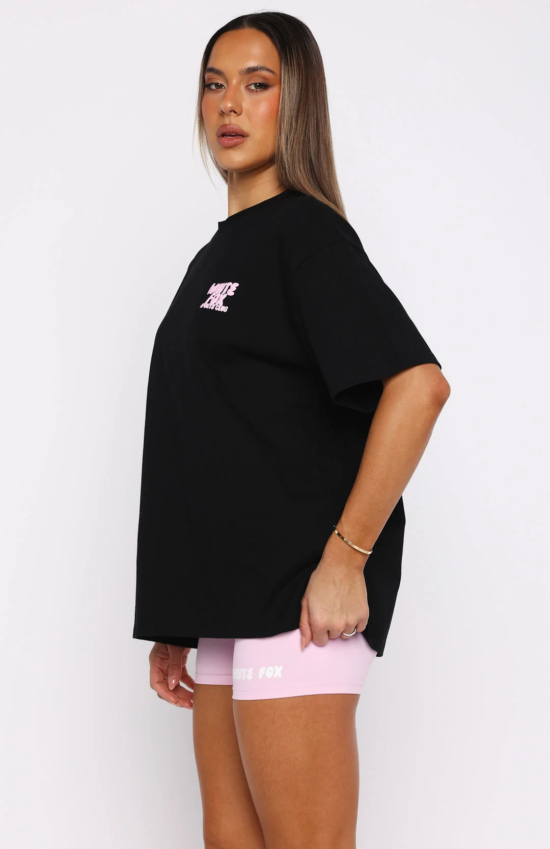 tshirt white fox
