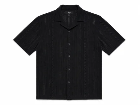 Chemise Maille Texturée Homme