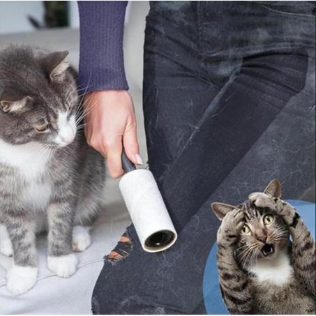 Ensemble de 2 rouleaux adhésifs – Élimine poils, poussière et peluche