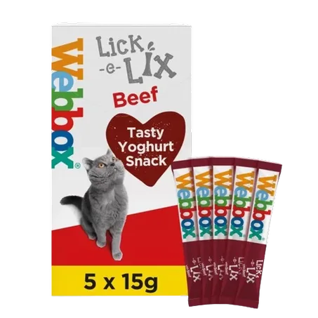Webbox Lick-e-Lix  Cat Treats (5x15g)