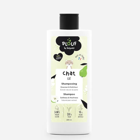 Shampooing Douceur & Fraîcheur pour Chat – Extrait Naturel de Poire 200ml