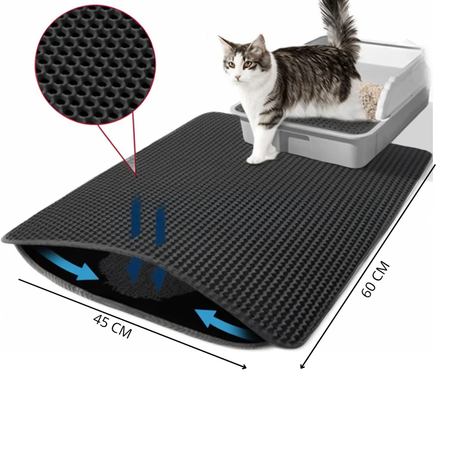 Tapis Trappeur De Litière pour Chat (60 x 45 CM)