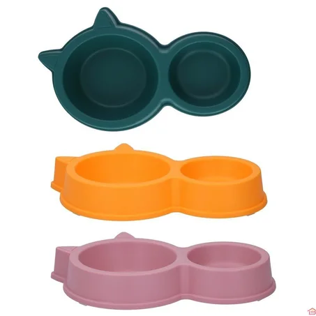 Gamelle double pour chat et chien