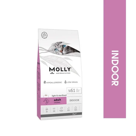 Molly CROUQUETTE POUR CHAT STERILISER POULET 2KG