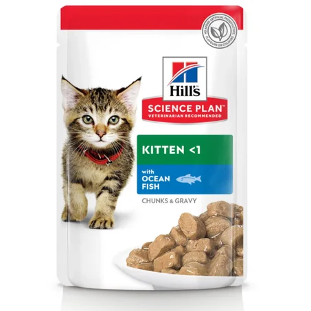 HILL’S SCIENCE PLAN Paté pour Chaton avec sauce au poissont 85g