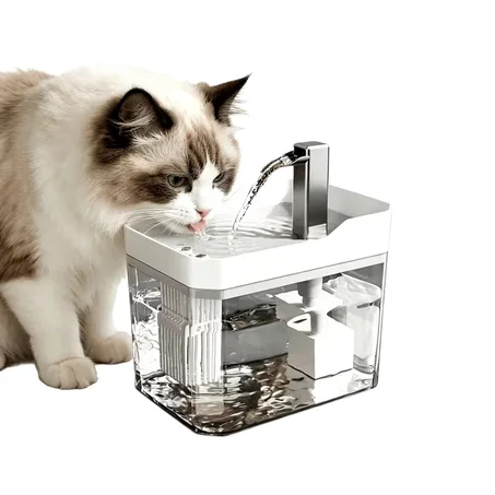 Fontaine à Eau Automatique pour Chats – Distributeur d’Eau Filtrée Silencieux avec Circulation Continue