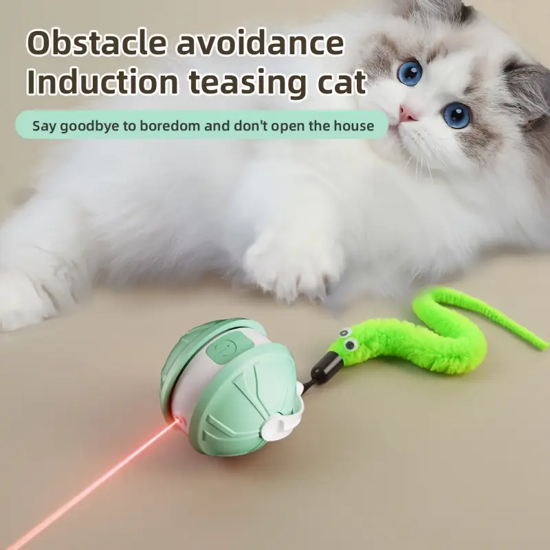 Balle Intelligente Interactive avec Laser pour Chat – Mouvement Automatique & Anti-Ennui