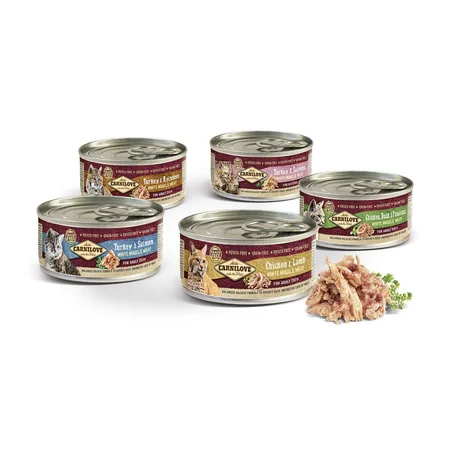 Carnilove Pâtée pour Chats – Viande de Qualité Sans Céréales (White Muscle Meat) 100g