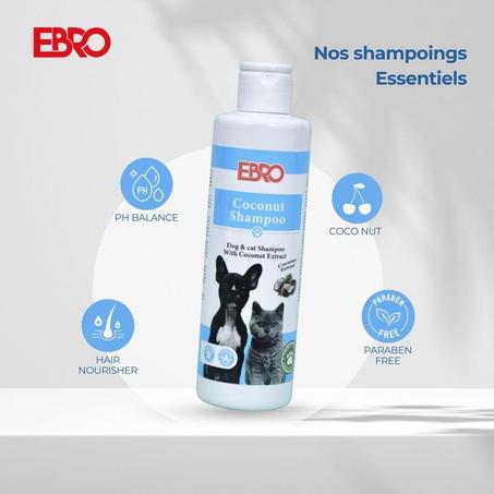 Ebro Shampoing premium pour chat et chien