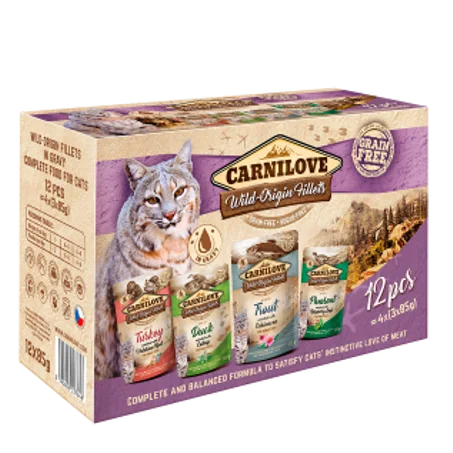 Carnilove Cat Pouch  (Dinde | Canard | Truite | Faisan)