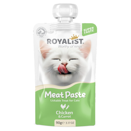 Royalist Meat Paste – Délice à lécher pour chats, riche en saveurs naturelles 90g