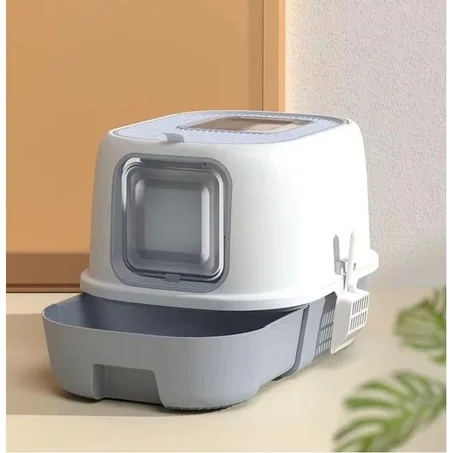 Bac à Litière pour Chat avec tiroir – retractable