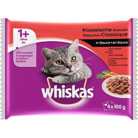 Whiskas Sachets de paté en gelée 4x85g