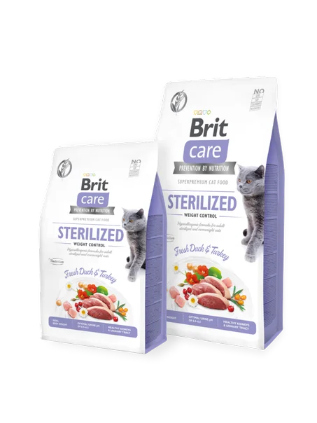 Brit Care Cat Grain-Free STERILIZED AND WEIGHT CONTROL 2kg