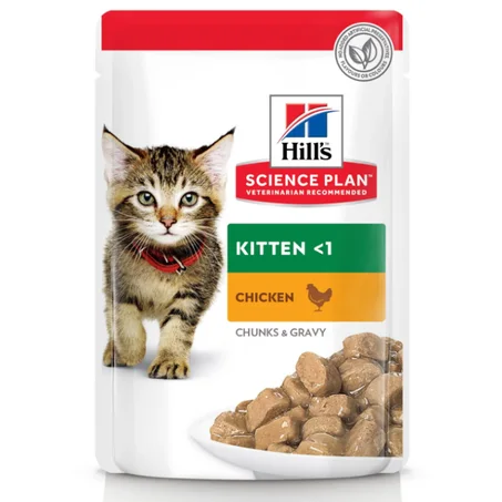 HILL’S SCIENCE PLAN Paté pour Chaton avec sauce au Poulet 85g