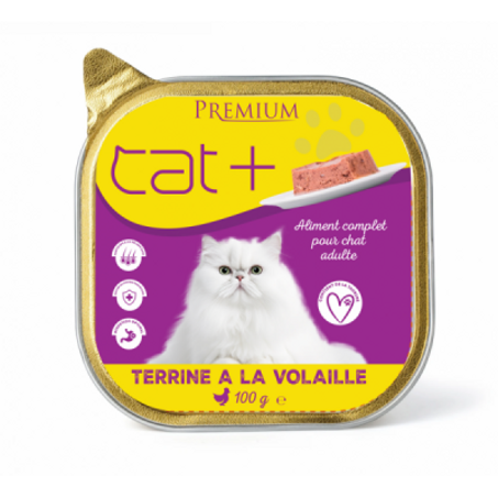Cat plus patè 100g pour chat