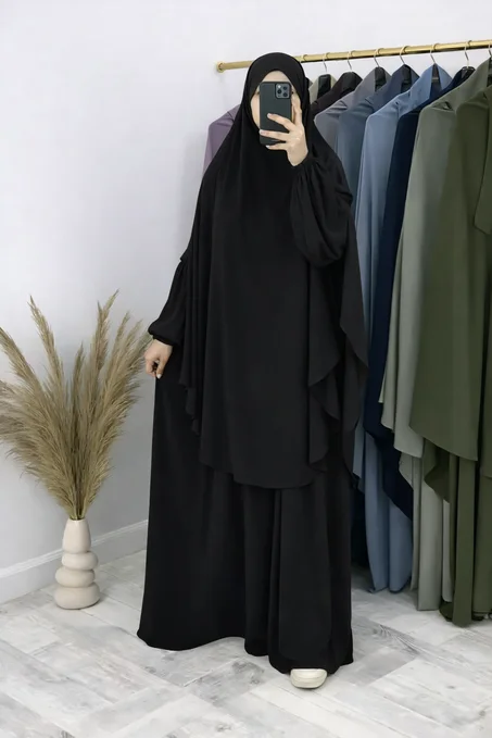 اونسومبل عباية بخمار طويل