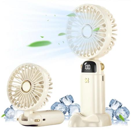 Mini Ventilateur Portatif avec Écran LED