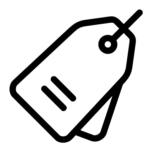 No Sales Tax Icon