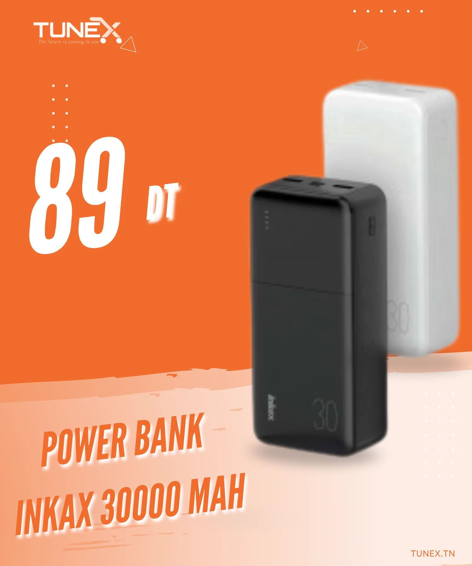 POWER BANK INKAX 30000MAH