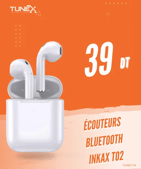 Écouteurs Bluetooth INKAX T02