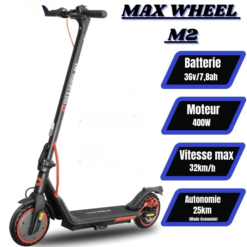 TROTINETTE ELECTRIQUE MAX WHEEL M2