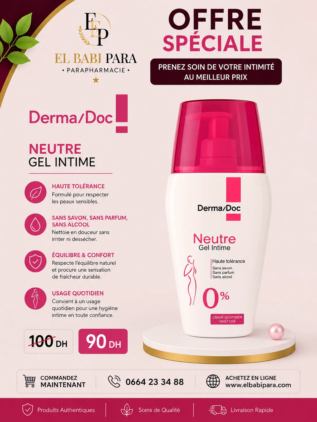 Derma/Doc L NEUTRE GEL INTIME