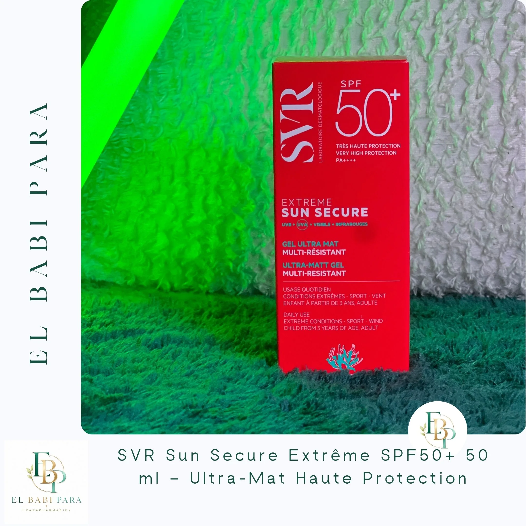 SVR Sun Secure Extrême SPF50+ 50 ml – Ultra-Mat Haute Protection‏