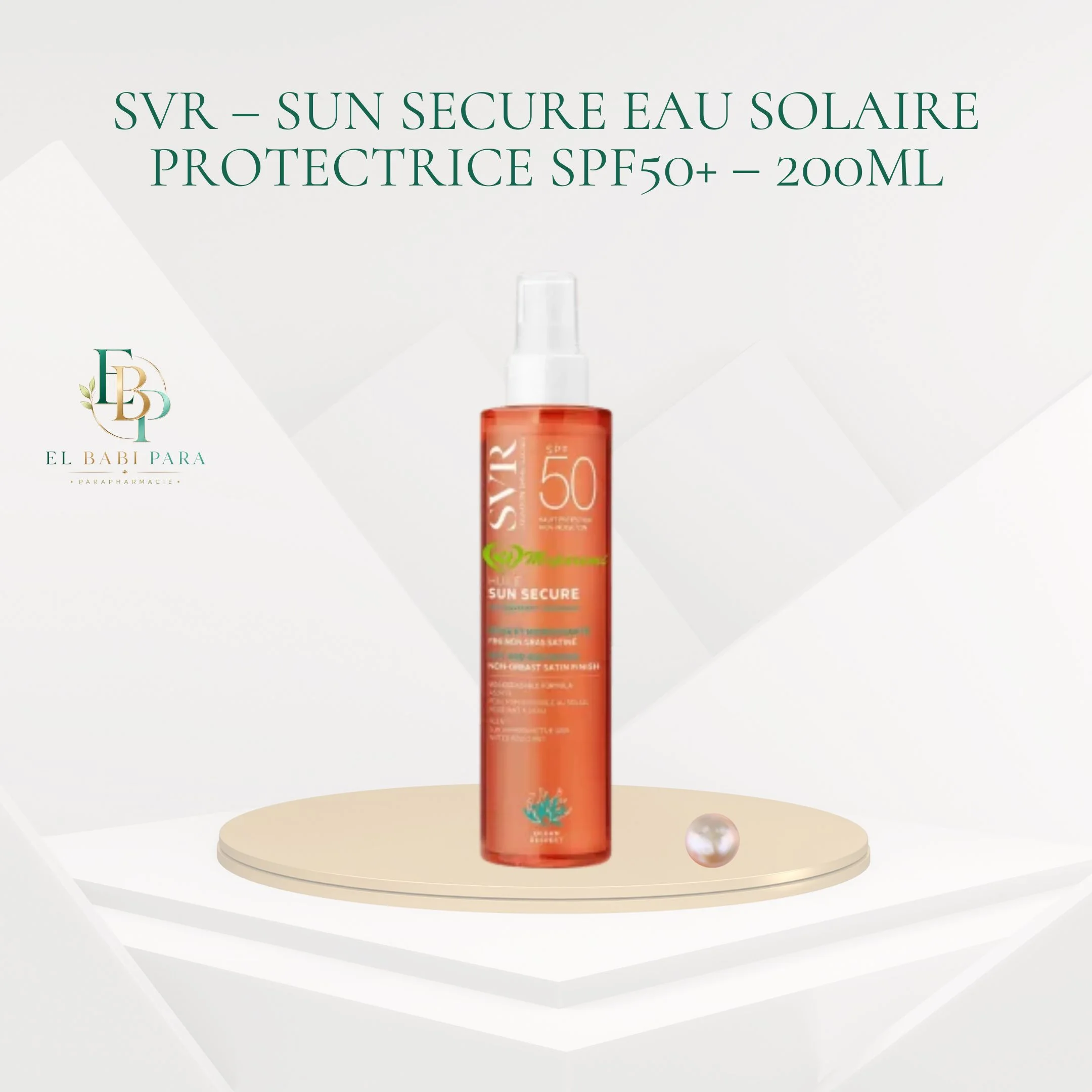 SVR – Sun Secure Eau Solaire Protectrice SPF50+ – 200ml