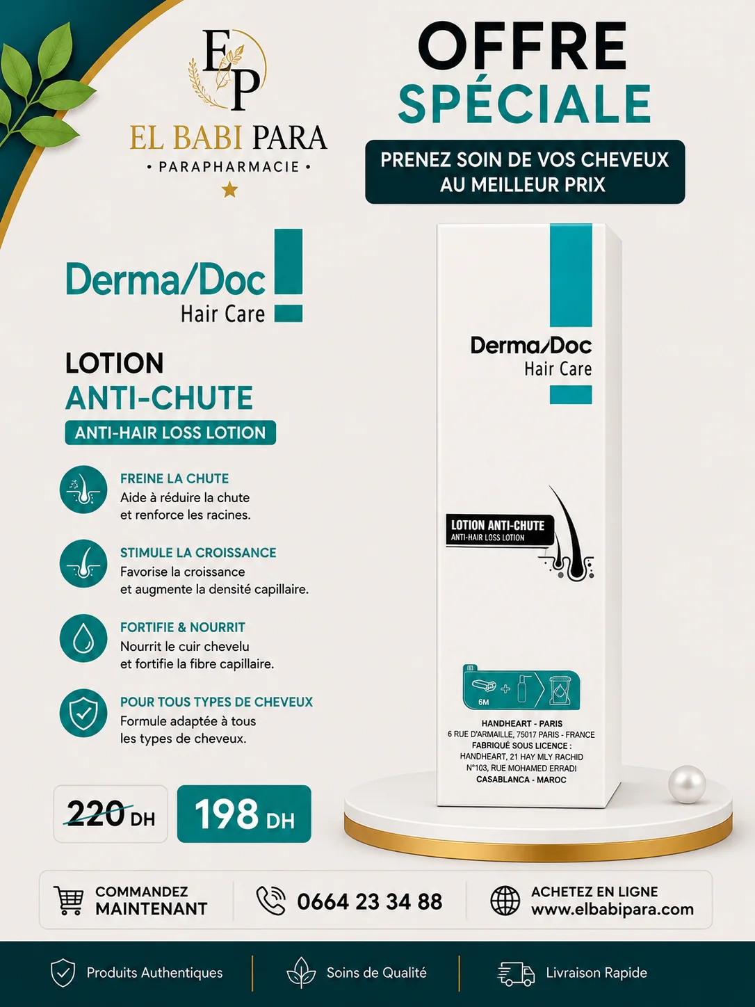 Derma/Doc_ Hair Care LOTION ANTI-CHUTE ANTI-HAIR LOSS LOTION