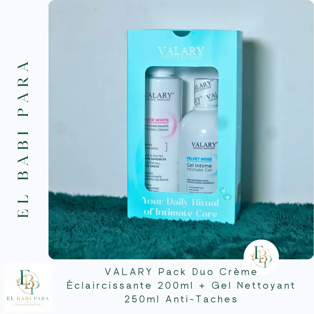 VALARY Pack Duo Crème Éclaircissante 200ml + Gel Nettoyant 250ml Anti-Taches
